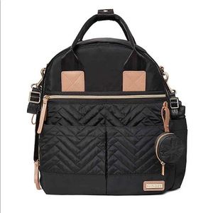 Skip Hop Diaper Backpack in Black